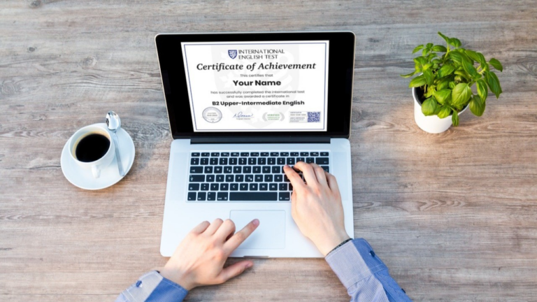 Can An Online English Test Certificate Strengthen Your Resume?
